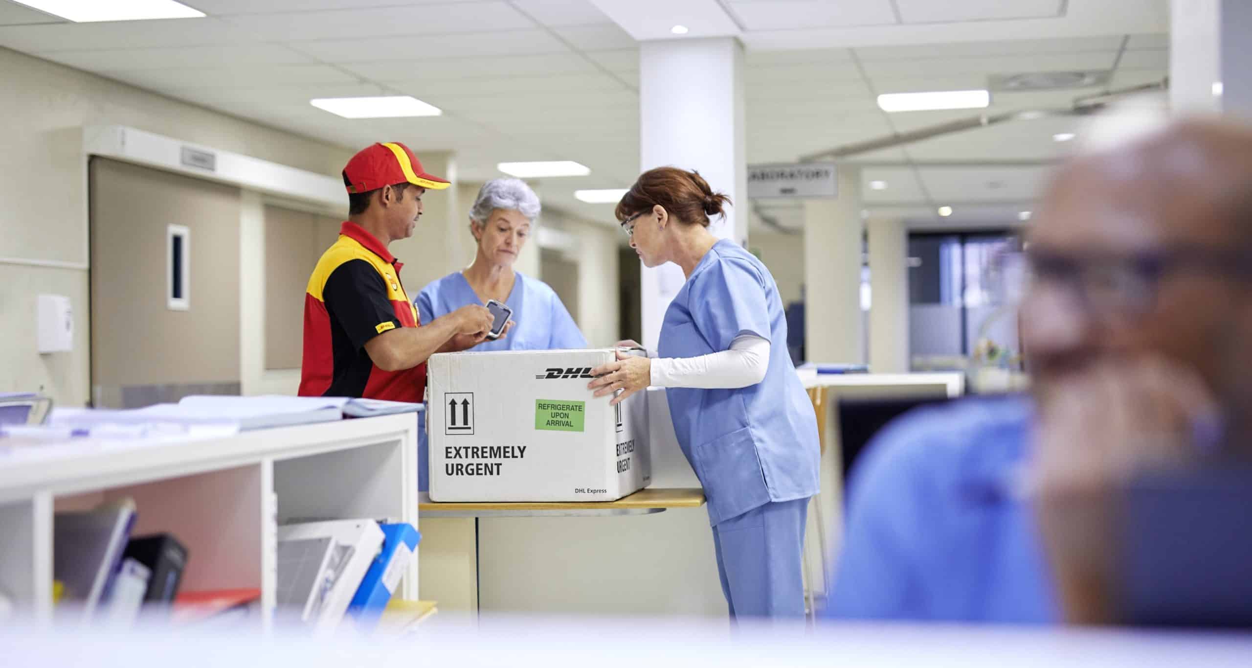 DHL medical supplies