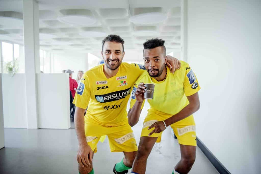 Twee mannelijke spelers van Younited Belgium